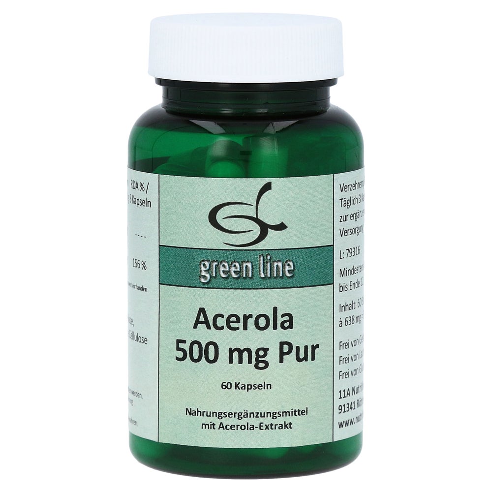 Acerola 500 mg pur Kapseln 60 St