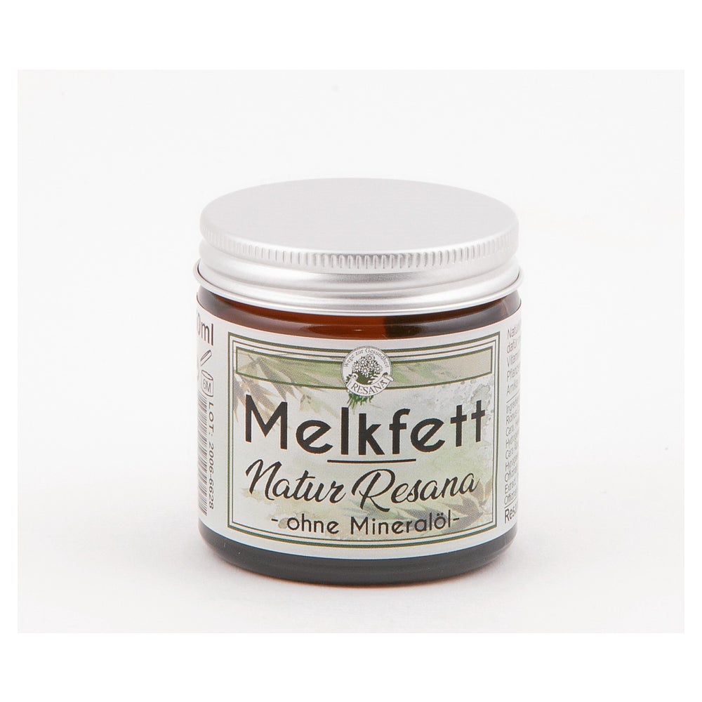 Melkfett Natur Resana ohne Mineralöl Sal 50 ml