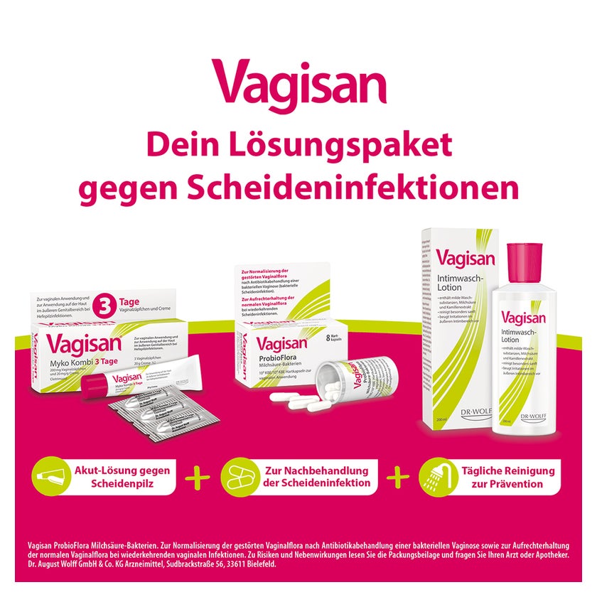 Vagisan Myko Kombi 3 Tage 1 P