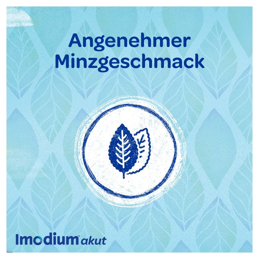 Imodium akut lingual Schmelztabletten bei akutem Durchfall 12 St