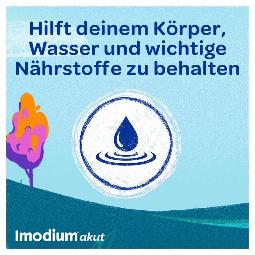 Imodium akut lingual Schmelztabletten bei akutem Durchfall 12 St