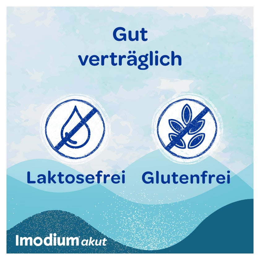 Imodium akut lingual Schmelztabletten bei akutem Durchfall 12 St