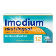 Imodium akut lingual Schmelztabletten bei akutem Durchfall 12 St