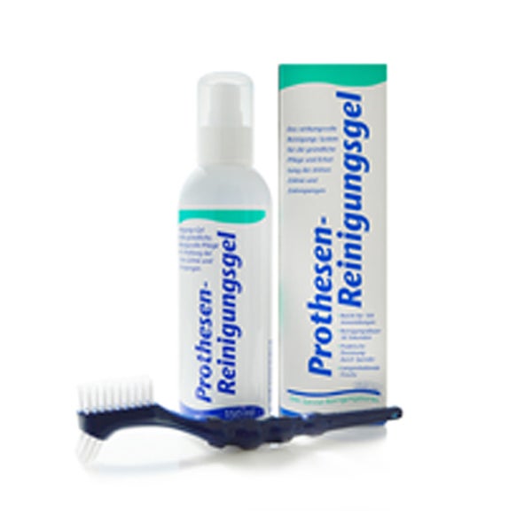 K+K Prothesenreinigungsgel+reinigungsbür 150 ml