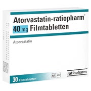 ATORVASTATIN-ratiopharm 40 mg Filmtabletten 30 St