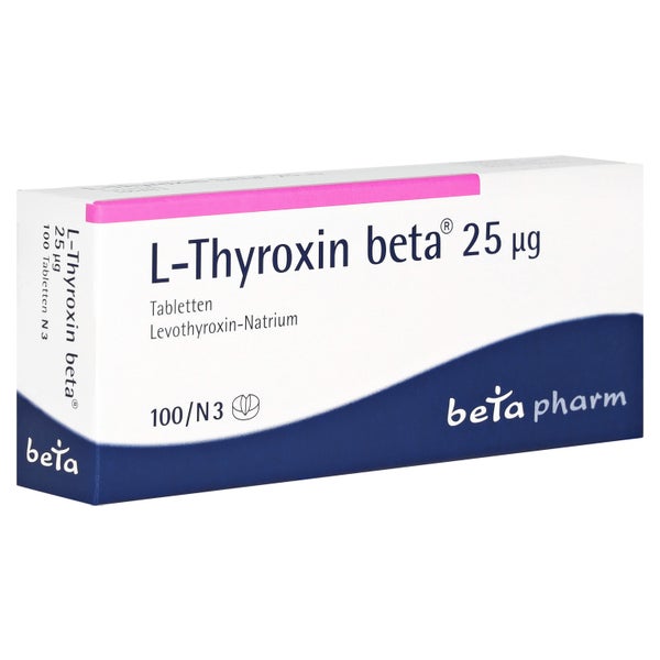 L-thyroxin beta 25 µg Tabletten 100 St