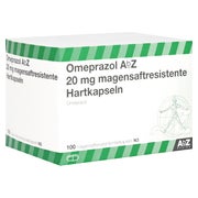 OMEPRAZOL AbZ 20 mg magensaftresistente Kapseln 100 St
