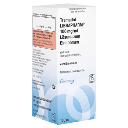 TRAMADOL LIBRAPHARM 100 mg/ml Lsg.z.Einn.m.Dosierp 100 ml mit E-Rezept ...