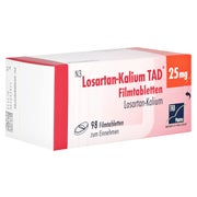 Losartan Kalium TAD 25 mg Filmtabletten 98 St