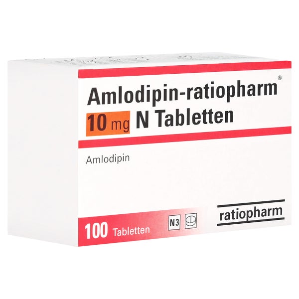 Amlodipin-ratiopharm 10 mg N Tabletten 100 St