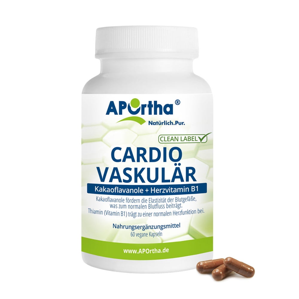 Cardio Vaskulär - 100 mg Kakaoflavanole - vegane Kapseln 60 St