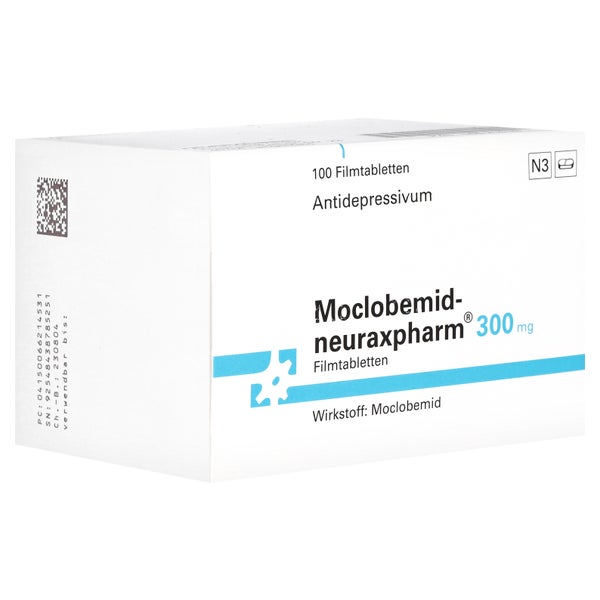 MOCLOBEMID-neuraxpharm 300 mg Filmtabletten 100 St