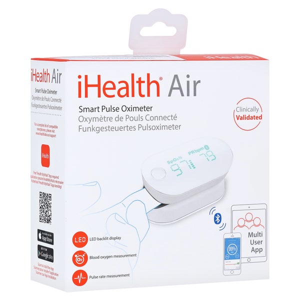 Oximeter Ihealth Air Smartphones 1 St