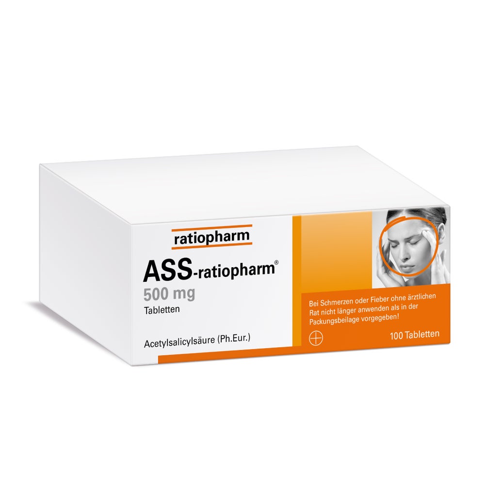 ASS-ratiopharm 500 mg Tabletten 100 St