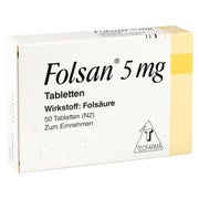Folsan 5 mg Tabletten 50 St