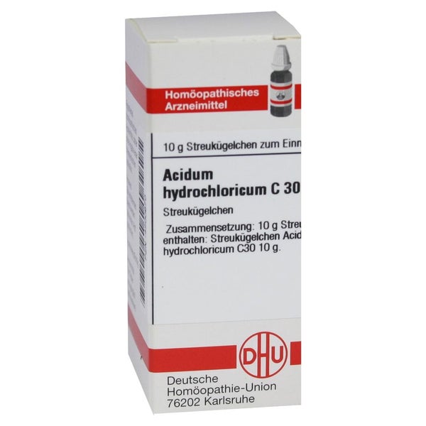 Acidum Hydrochloricum C 30 Globuli 10 g