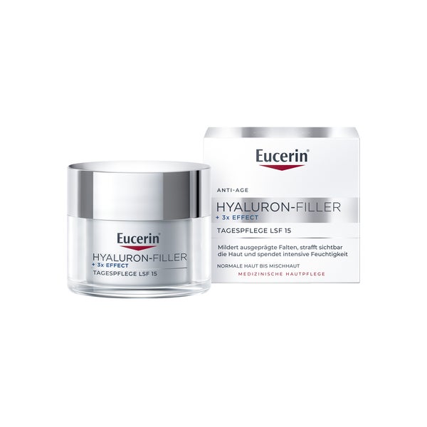 Eucerin Hyaluron-Filler + 3x Effect Tagespflege LSF 15 Normale/Mischhaut 50 ml