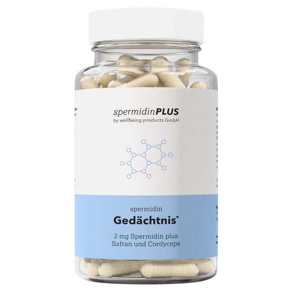 SpermidinPLUS Gedächtnis | Spezialformel mit B-Vitamin 60 St