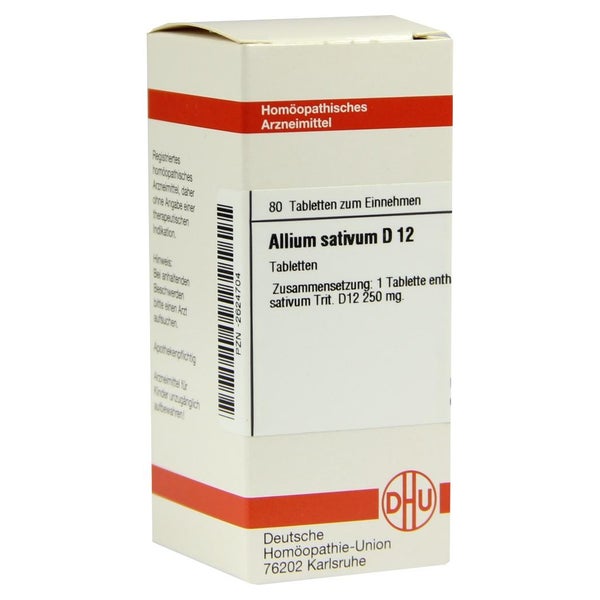 Allium Sativum D 12 Tabletten 80 St