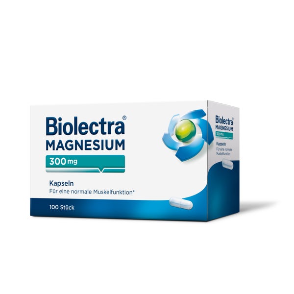 Biolectra Magnesium 300 mg Kapseln 100 St