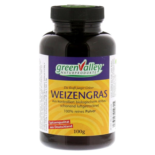 Weizengras Greenvalley Bio Pulver 100 g