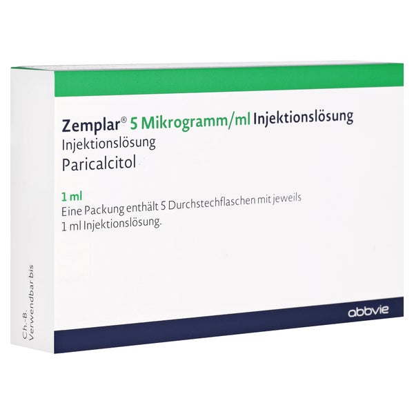 ZEMPLAR 5 Mikrogramm/ml Injektionslösung Dsfl. 5X1 ml