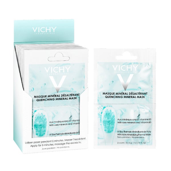 Vichy Pureté Thermale feuchtigkeitsspendende Maske 2X6 ml
