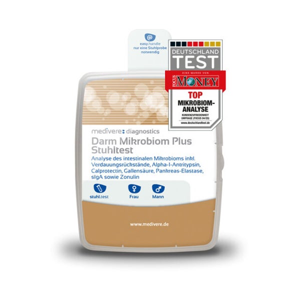 medivere diagnostics Darm-Mikrobiom Plus Stuhltest 1 St