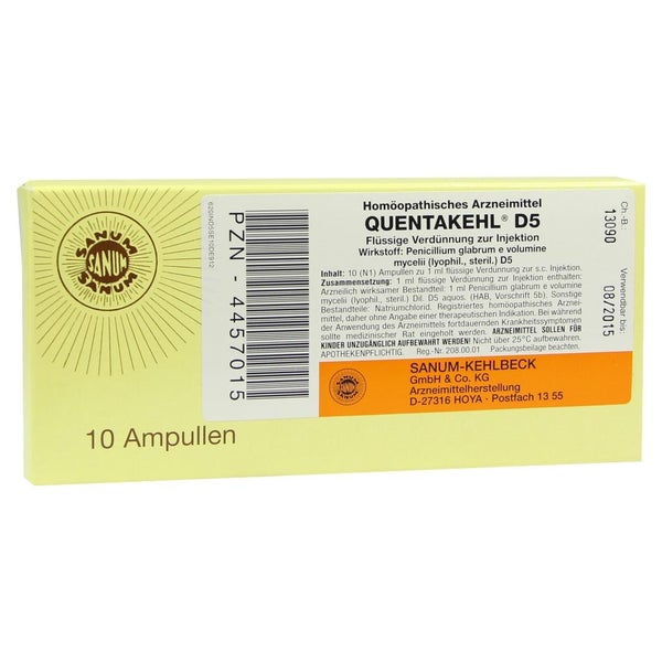 Quentakehl D 5 Ampullen 10X1 ml