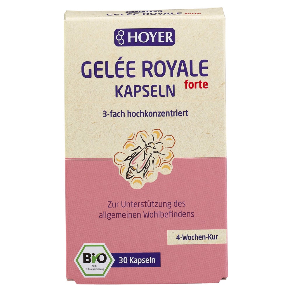 HOYER Gelée Royale forte Kapseln BIO 30 St