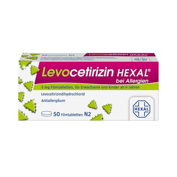Levocetirizin Hexal 5 mg 50 St
