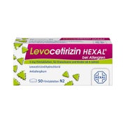 Produktabbildung: Levocetirizin HEXAL® Antiallergikum 50 St
