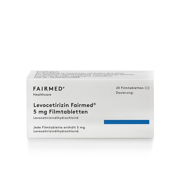 Levocetirizin Fairmed 5 mg 20 St