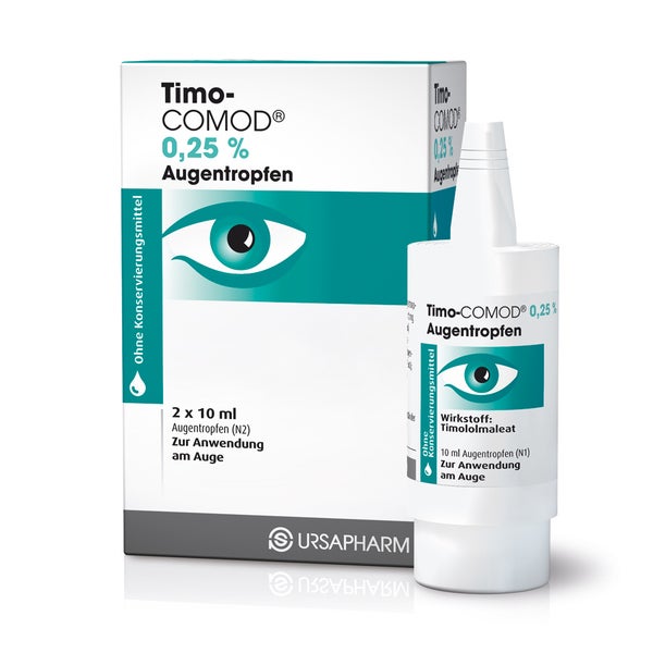 TIMO Comod 0,25% Augentropfen 2X10 ml