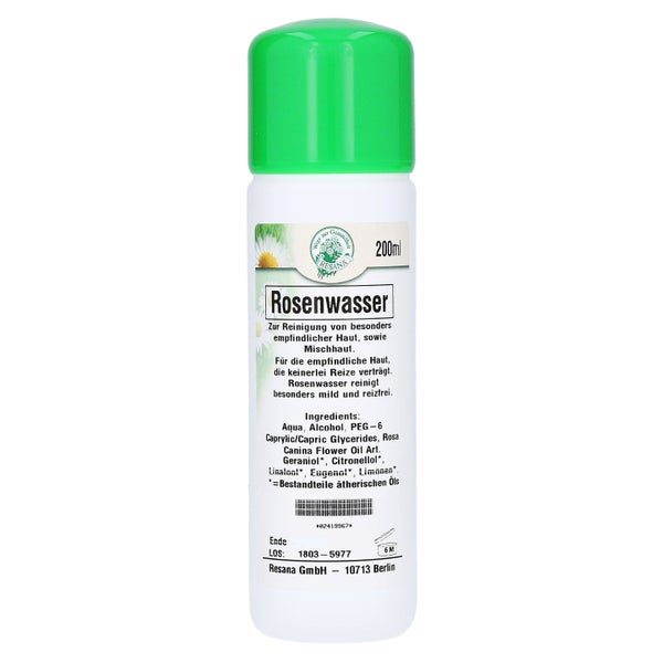 Naturkosmetik F.empf.haut Rosenwasser 200 ml