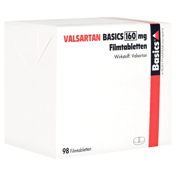 Valsartan Basics 160 mg Filmtabletten 98 St