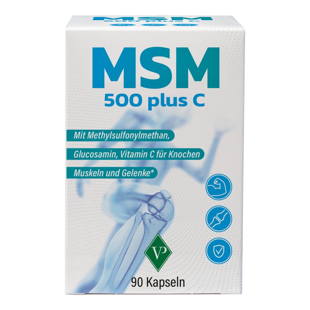 MSM 500 mg plus Glucosamin + Vitamin C 90 St