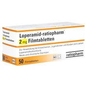 Loperamid-ratiopharm 2 mg Filmtabletten 50 St