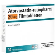 ATORVASTATIN-ratiopharm 20 mg Filmtabletten 30 St
