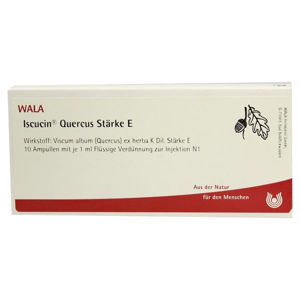 Iscucin Quercus Stärke E Ampullen 10X1 ml