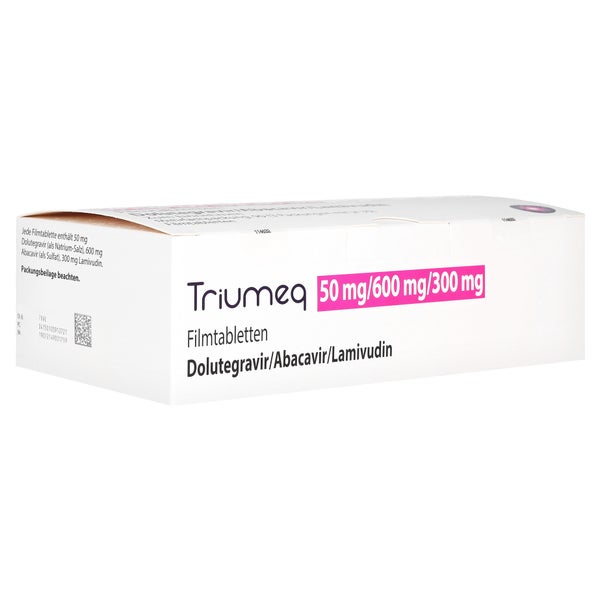 TRIUMEQ 50 mg/600 mg/300 mg Filmtabletten 90 St