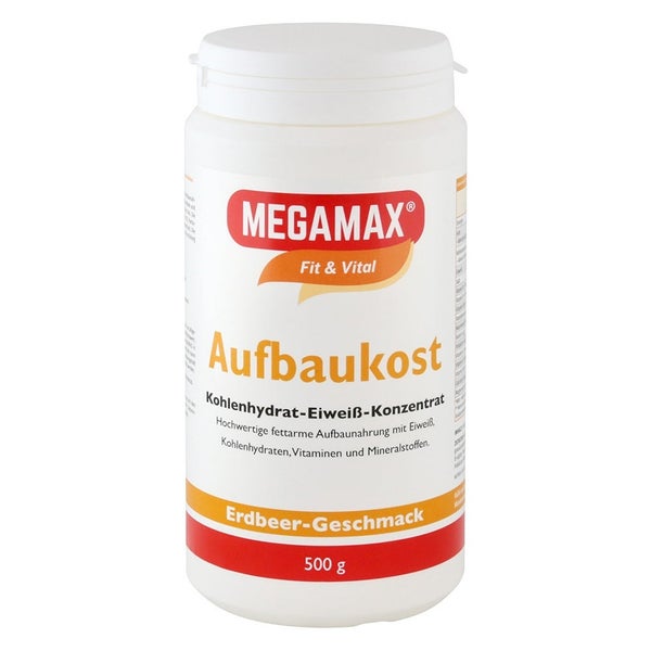 MEGAMAX® Aufbaukost Erdbeere 500 g