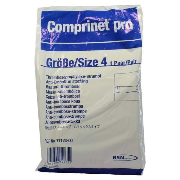 Comprinet pro Thromboseprophylaxe-Strumpf, knielang, weiß, Gr. 4 2 St