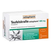 Produktabbildung: Teufelskralle-ratiopharm 480 mg Filmtabletten 50 St