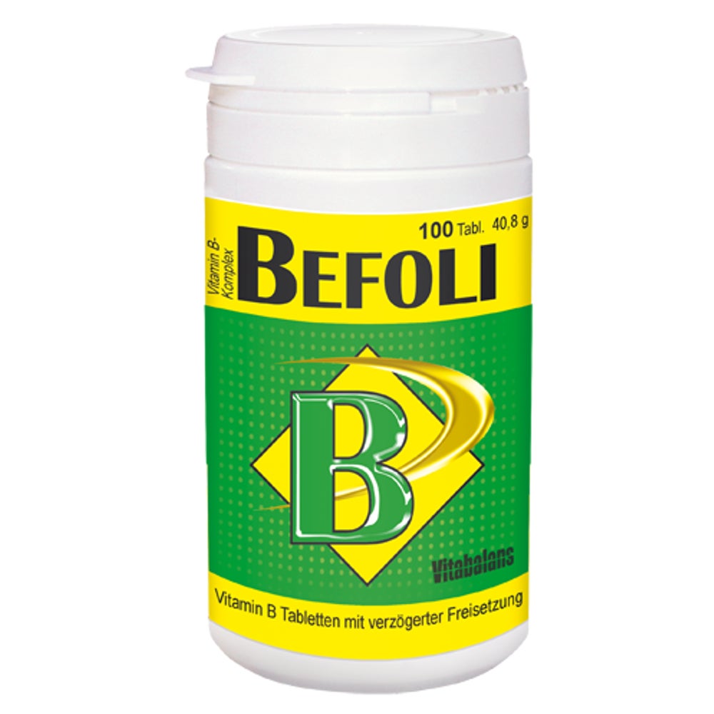 Befoli mit allen 8 B-Vitaminen 100 St