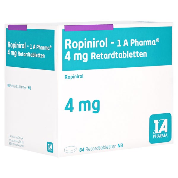 ROPINIROL-1A Pharma 4 mg Retardtabletten 84 St