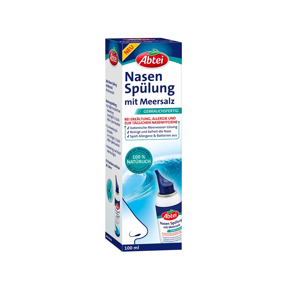 Abtei Nasen Spülung mit Meersalz 100 ml