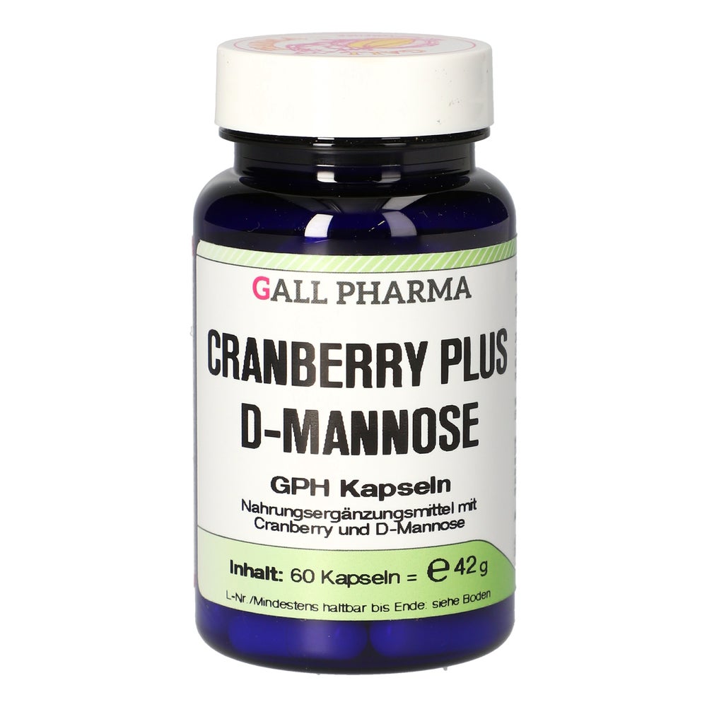 Cranberry PLUS D-mannose GPH Kapseln 60 St