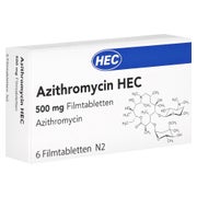 Azithromycin HEC 500 mg Filmtabletten 6 St