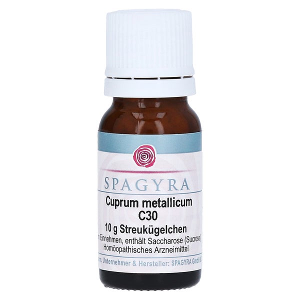 Cuprum Metallicum C 30 Globuli 10 g